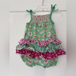 Matilda Jane Fruit Salad Watermelon Bubble Romper